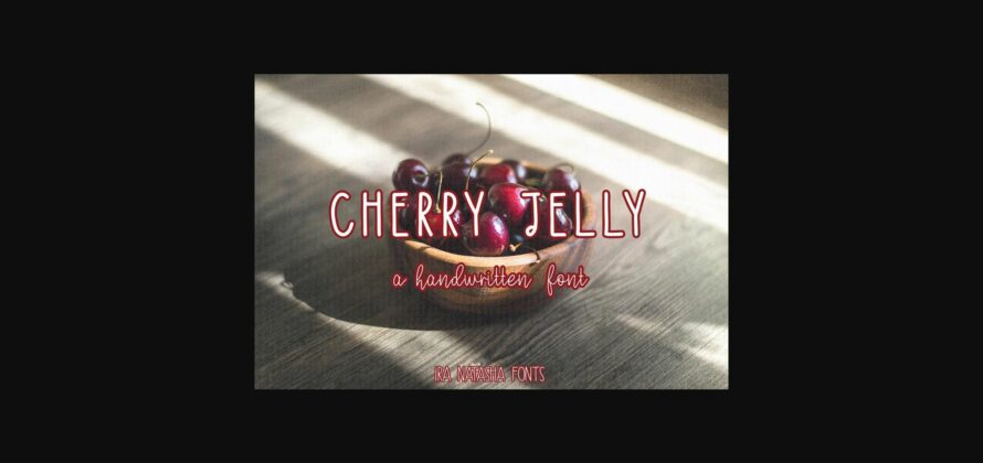 Cherry Jelly Font Poster 3