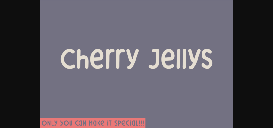 Cherry Jellys Font Poster 3