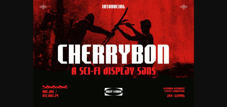 Cherrybon Font Poster 3