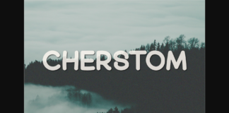 Cherstom Font Poster 1