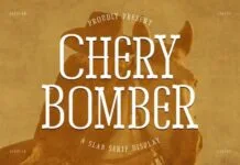 Chery Bomber Font Chery Bomber Fonts