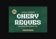 Chery Reques Font Poster 1