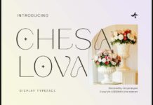 Chesalova Font Poster 1