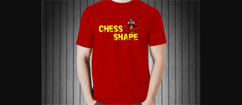 Chess Shape Font Poster 5