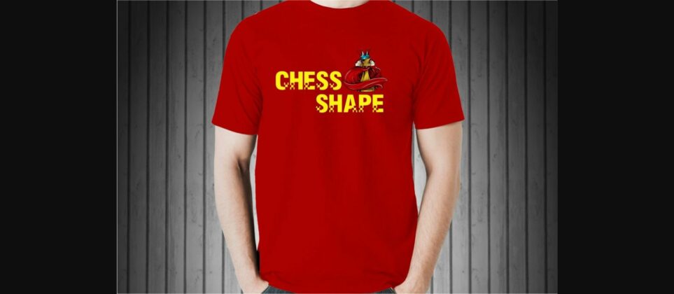 Chess Shape Font Poster 5