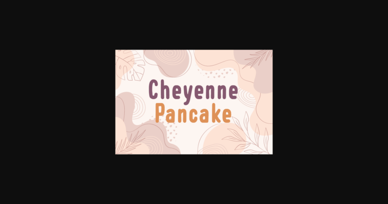 Cheyenne Pancake Font Poster 3