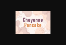 Cheyenne Pancake Font Poster 1