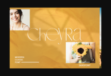 Cheyra Font Poster 1