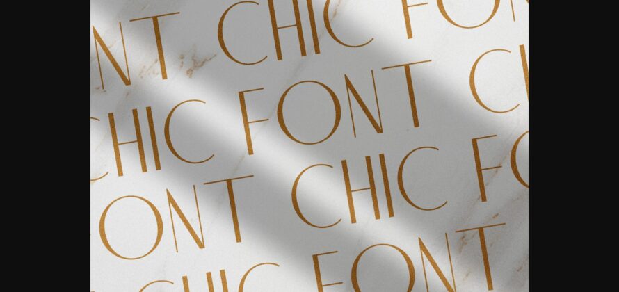 Chic Font Poster 7