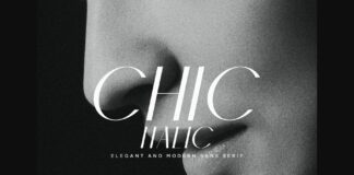 Chic Italic Font Poster 1