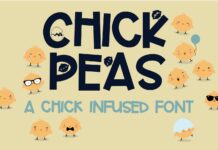 Chick Peas Font Poster 1