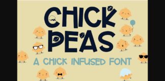 Chick Peas Font Poster 1