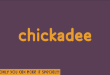 Chickadee Font Poster 1