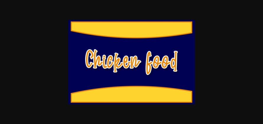 Chicken Kitchen Font Poster 6