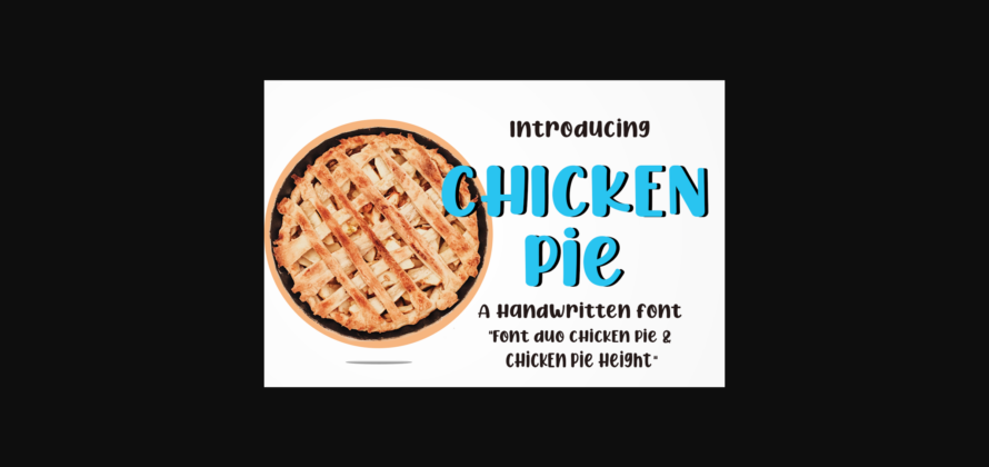 Chicken Pie Font Poster 3