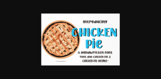 Chicken Pie Font Poster 1