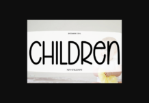 Children Font Poster 1