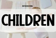 Children Font Children Font Poster 1