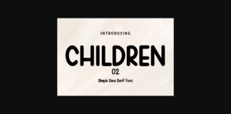Children Font Poster 1