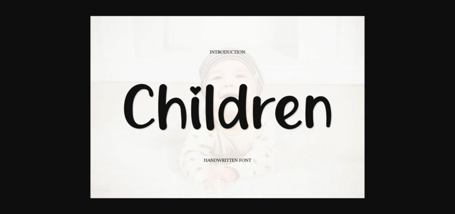 Children Font Poster 3