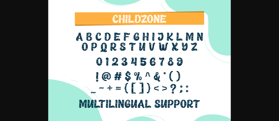 Childzone Font Poster 4