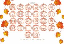 Chili Pumpkin Font Poster 1