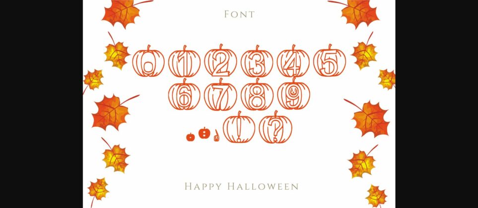 Chili Pumpkin Font Poster 4