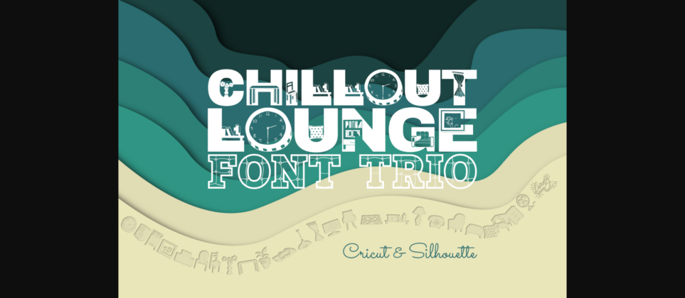 Chillout Lounge Font Poster 3