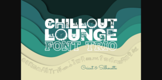 Chillout Lounge Font Poster 1