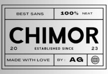 Chimor Font Poster 1