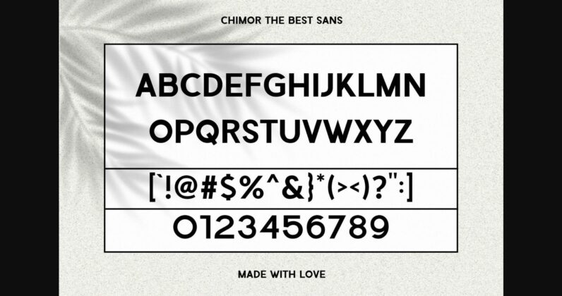 Chimor Font Poster 7