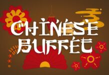 Chinese Buffet Font Poster 1