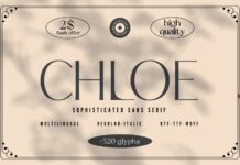 Chloe Font Poster 1