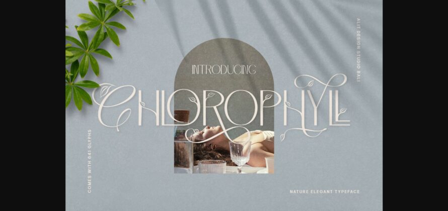 Chlorophyll Font Poster 1