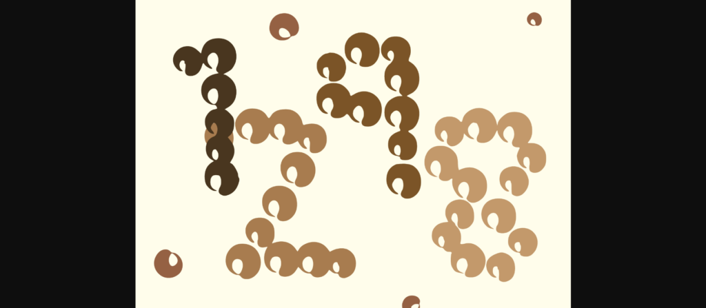 Choc Bubbles Font Poster 5