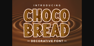 Choco Bread Font Poster 1