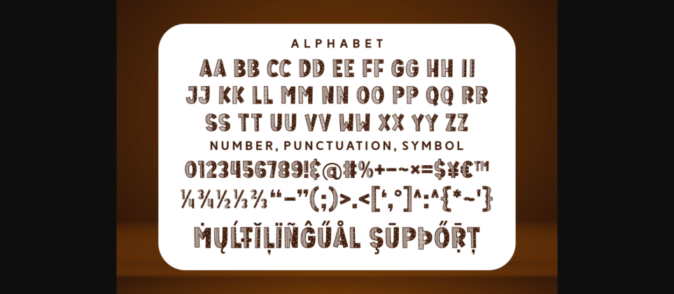 Choco Bread Font Poster 8