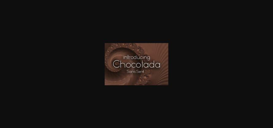 Chocolada Font Poster 3