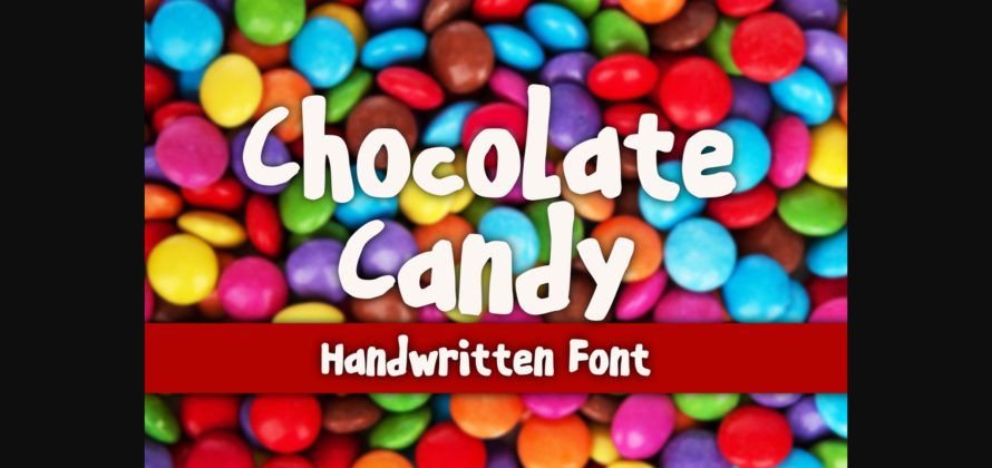 Chocolate Candy Font Poster 3