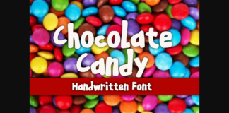 Chocolate Candy Font Poster 1