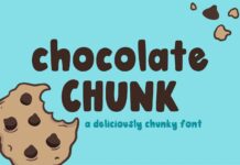Chocolate Chunk Font Poster 1