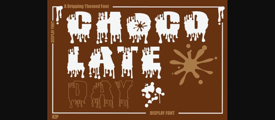 Chocolate Day Font Poster 1