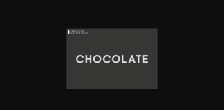 Chocolate Font Poster 1