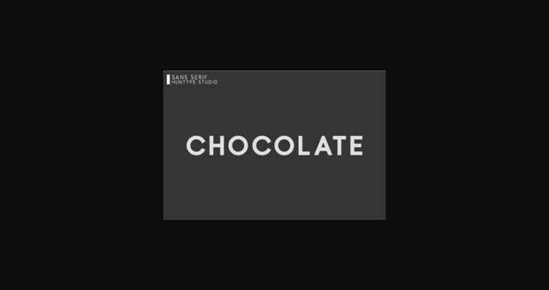 Chocolate Font Poster 4