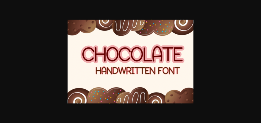 Chocolate Font Poster 3