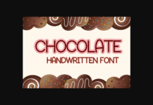 Chocolate Font Poster 1