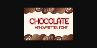 Chocolate Font Poster 1