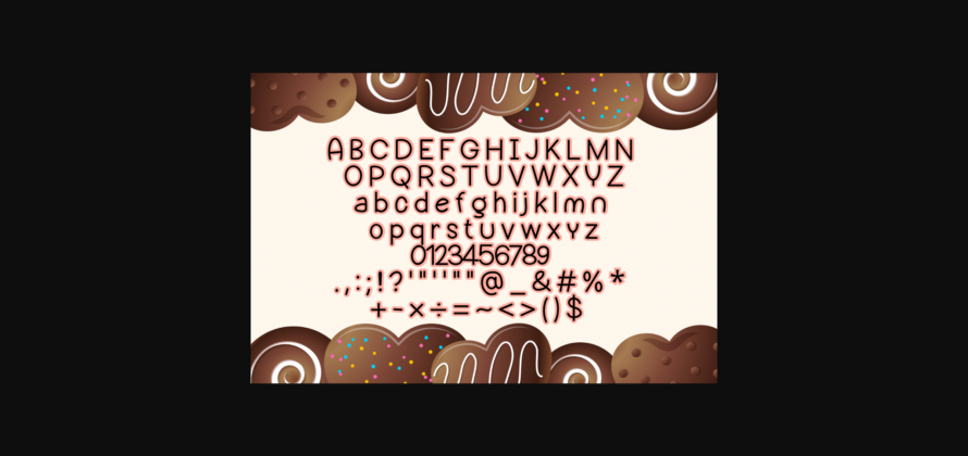 Chocolate Font Poster 4