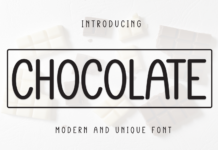 Chocolate Font Poster 1