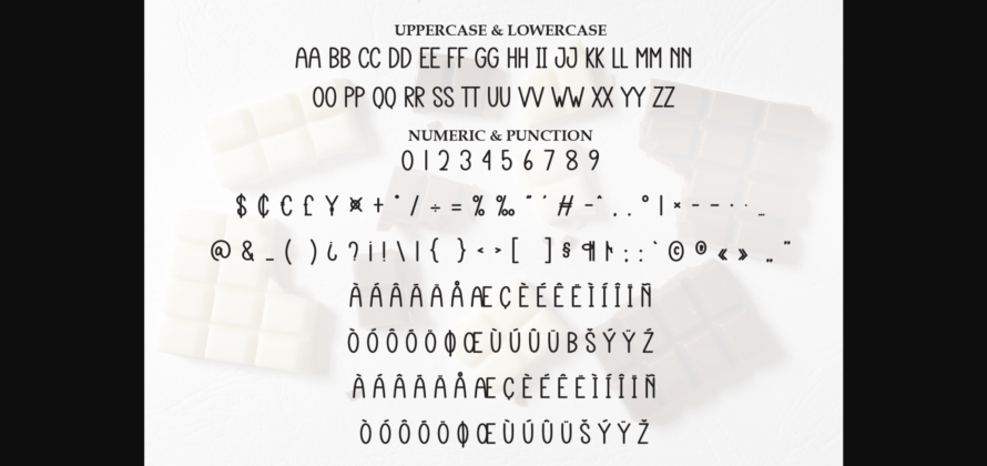 Chocolate Font Poster 9